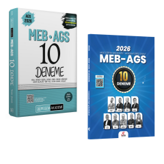 Tekrar Akademi 2026 MEB-AGS Tüm Dersler 10 Deneme &  MEB AGS 10 Deneme Pegem Seti
