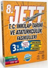 Ünlüler 8. Sınıf T.C İnkılap Tarihi ve Atatürkçülük JETT Soru Fasikülleri Ünlüler Yayınları