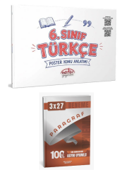 Editör 2027 6. Sınıf Türkçe Poster Konu Anlatımı+ Anla Kazan Paragraf