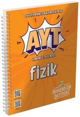 Murat YKS 2027 AYT Fizik Öğrencim Defteri Murat Yayınları