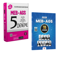 Tekrar Akademi 2026 MEB-AGS Tüm Dersler 10 Deneme & MEB AGS 5 Deneme Pegem Seti