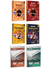 Yediiklim 2026 KPSS Türkçe + Matematik Atölye Video Ders Notları + Soru Bankası 4 lü Set Yediiklim Yayınları
