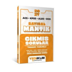 Yediiklim 2027 KPSS MEB-AGS ALES DGS Sayısal Mantık Çıkmış Sorular Çözümlü