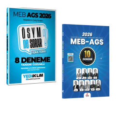 Tekrar Akademi 2026 MEB-AGS Tüm Dersler 10 Deneme & MEB AGS ÖSYM Ne Sorar 8 Deneme Yediiklim Seti