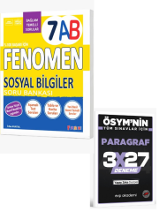 Fenomen 2027  7. Sınıf Sosyal A-B Fenomen Soru Bankası+ EVP Akademi Paragraf