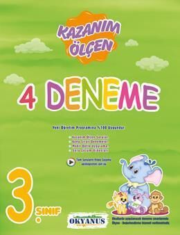 Okyanus Yayınları 3. Sınıf Kazanım Ölçen 4 lü Deneme