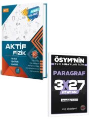Aktif Öğrenme 2027 AYT Aktif Fizik 0 dan Başlayanlara+EVP Akademi 3x27 Paragraf Deneme
