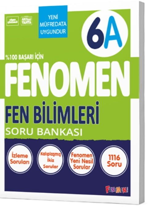 Fenomen Okul Yayınları 6. Sınıf Fen Bilimleri A Fenomen Soru Bankası