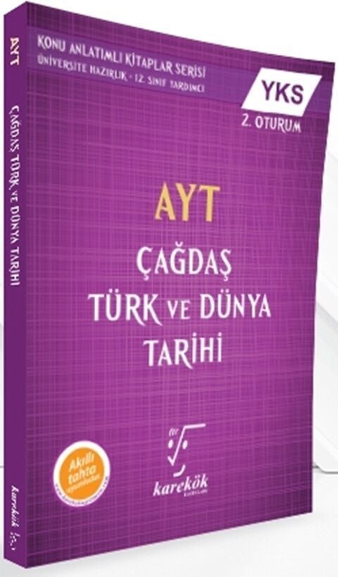 Karekök Yayınları AYT Çağdaş Türk ve Dünya Tarihi Konu Anlatımlı