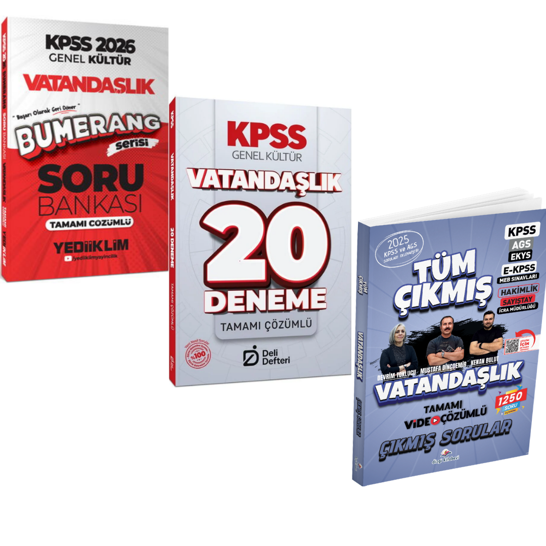 2026 KPSS Vatandaşlık Bumerang Soru Bankası & KPSS Vatandaşlık Deneme & KPSS Vatandaşlık Çıkmış Sorular Seti