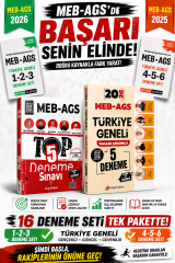 Dizgi Kitap 2026 MEB AGS Türkiye Geneli Deneme Seti & Pegem Akademi Türkiye Geneli Deneme Süper Set