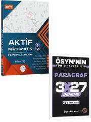 Aktif Öğrenme 2027 AYT Aktif Matematik 0 dan Başlayanlara+EVP Akademi 3x27 Paragraf Deneme