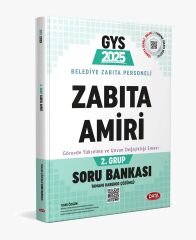 Data 2025 GYS Belediye Zabıta Amiri 2. Grup Soru Bankası Görevde Yükselme Data Yayınları