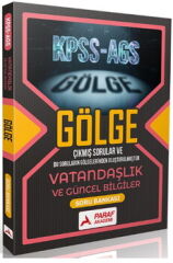 Paraf Yayınları KPSS MEB AGS Vatandaşlık ve Güncel Bilgiler Gölge Soru Bankası