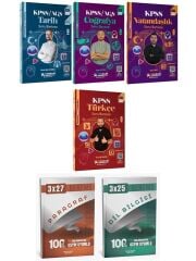 Yediiklim 2026 KPSS Türkçe + Tarih + Coğrafya + Vatandaşlık Atölye Soru Bankası 4 lü Set Yediiklim Yayınları