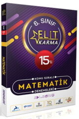 Paraf Yayınları 6. Sınıf Matematik 15 li Elit Karma Konu Sıralı Denemeleri