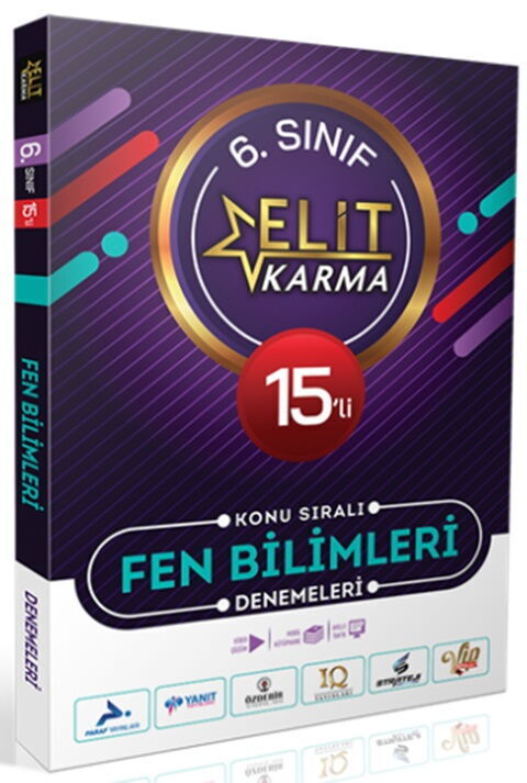 Paraf Yayınları 6. Sınıf Fen Bilimleri Elit Karma 15 li Konu Sıralı Denemeleri