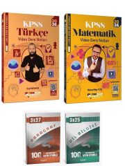 Yediiklim 2026 KPSS Türkçe + Matematik Atölye Video Ders Notları 2 li Set Yediiklim Yayınları
