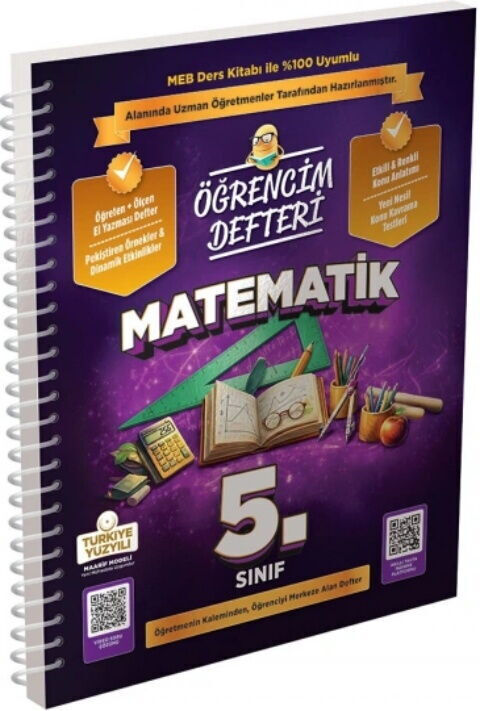 2027 Murat Yayınları 5. Sınıf Matematik Öğrencim Defteri