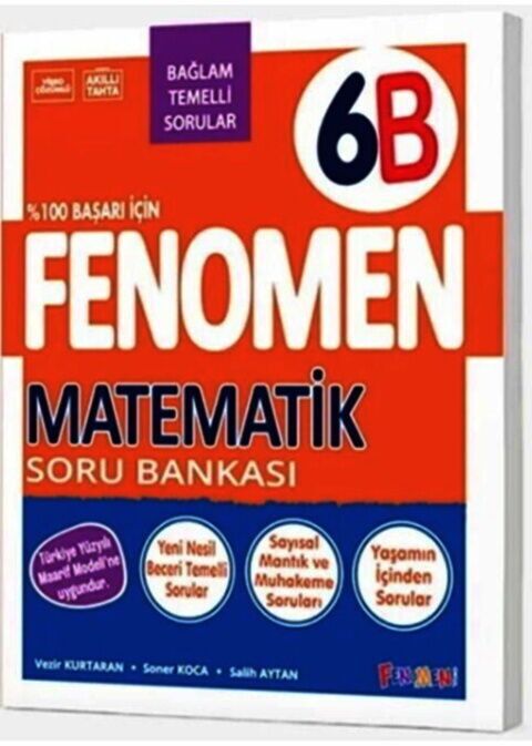 2027 Fenomen Okul Yayınları 6. Sınıf Matematik B Soru Bankası