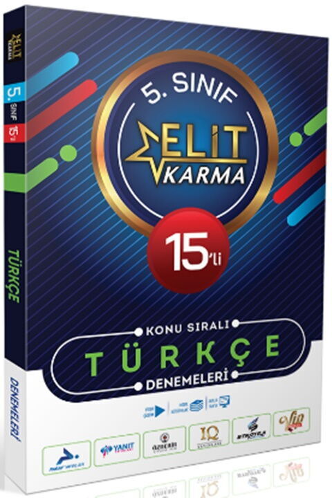 Paraf Yayınları 5. Sınıf Türkçe 15 li Elit Karma Konu Sıralı Denemeleri