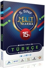 Paraf Yayınları 5. Sınıf Türkçe 15 li Elit Karma Konu Sıralı Denemeleri
