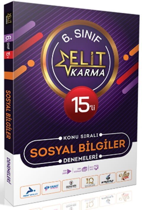 Paraf Yayınları 6. Sınıf Sosyal Bilgiler 15 li Elit Karma Konu Sıralı Denemeleri