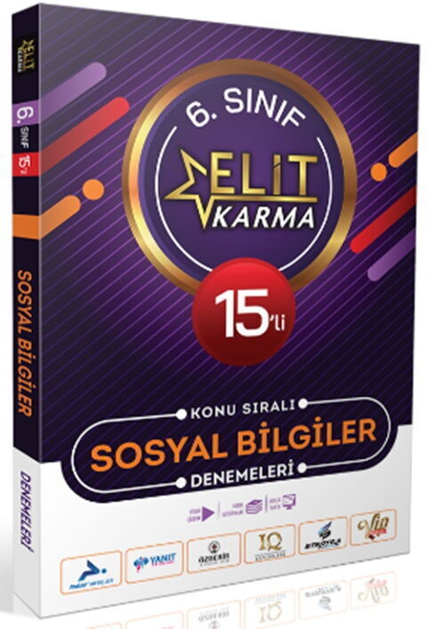 Paraf Yayınları 6. Sınıf Sosyal Bilgiler 15 li Elit Karma Konu Sıralı Denemeleri