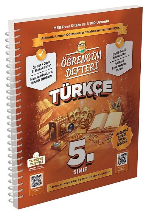 2027 Murat Yayınları 5. Sınıf Türkçe Öğrencim Defteri