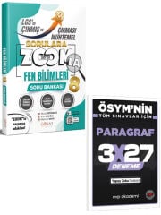 Günay 2027 8. Sınıf LGS Fen Bilimleri Zoom Serisi Çıkması Muhtemel Soru Bankası+EVP Akademi 3x27 Paragraf Deneme