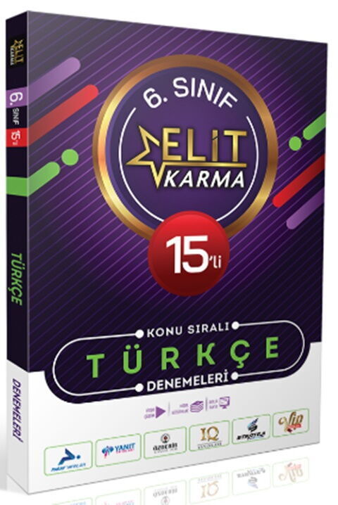 Paraf Yayınları 6. Sınıf Türkçe 15 li Elit Karma Konu Sıralı Denemeleri