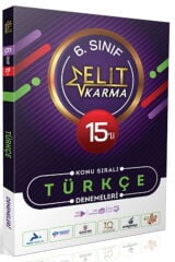 Paraf Yayınları 6. Sınıf Türkçe 15 li Elit Karma Konu Sıralı Denemeleri