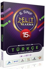 Paraf Yayınları 6. Sınıf Türkçe 15 li Elit Karma Konu Sıralı Denemeleri