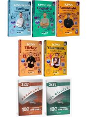 Yediiklim 2026 KPSS Genel Yetenek Genel Kültür Atölye Video Ders Notları 5 li Set Yediiklim Yayınları