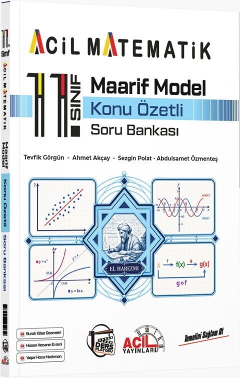 Acil Yayınları 11. Sınıf Matematik Maarif Model Konu Özetli Soru Bankası