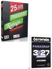 Paraf 2027 TYT AYT MSÜ KPSS DGS ALES Paragraf Rutinim 25 Gün Deneme+ EVP Akademi Paragraf