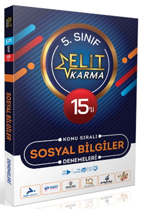 Paraf Yayınları 5. Sınıf Sosyal Bilgiler 15 li Elit Karma Konu Sıralı Denemeleri