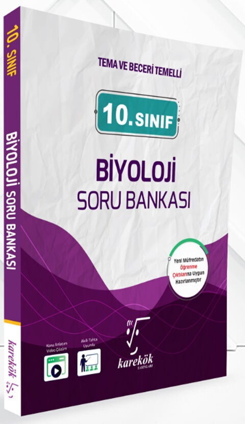 Karekök Yayınları 10. Sınıf Biyoloji Soru Bankası