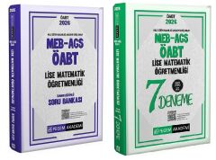 Pegem 2026 ÖABT MEB-AGS Lise Matematik Öğretmenliği Soru Bankası + 7 Deneme 2 li Set Pegem Akademi Yayınları