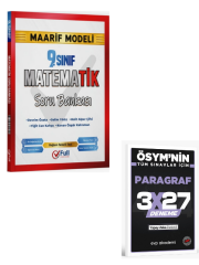 Full Matematik 2027 9. Sınıf Matematik Maarif Soru Bankası+ EVP Akademi Paragraf