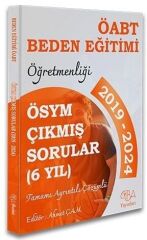 CBA Akademi 2025 ÖABT MEB-AGS Beden Eğitimi Öğretmenliği Çıkmış Sorular Son 6 Yıl Çözümlü CBA Akademi