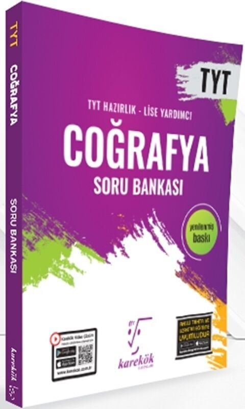 Karekök Yayınları TYT Coğrafya Güncel Soru Bankası