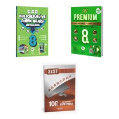 2027 Av 8. Sınıf Din Kültürü ve Ahlak Bilgisi + İnkılap Tarihi ve Atatürkçülük Premium Beceri Temelli Soru 3'lü Set