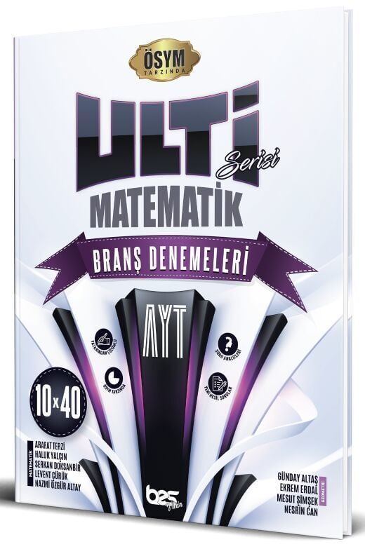 Bes Yayınları AYT Matematik Ulti Serisi Denemeleri