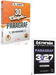 Paraf Yayınları 8. Sınıf 30 Günde Paragraf 30 Deneme+ EVP Akademi Paragraf