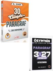 Paraf Yayınları 8. Sınıf 30 Günde Paragraf 30 Deneme+ EVP Akademi Paragraf