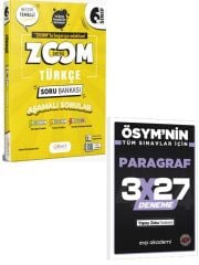 Günay 2027 6. Sınıf Türkçe Yeni Zoom Soru Bankası+EVP Akademi 3x27 Paragraf Deneme