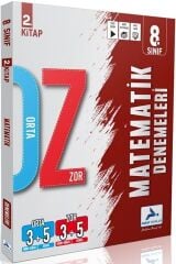 Paraf 8. Sınıf LGS Matematik Orta ve Zor Denemeleri Çözümlü 2. Kitap Paraf Yayınları