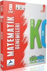 Paraf 8. Sınıf LGS Matematik Kolay ve Orta Denemeleri Çözümlü 1. Kitap Paraf Yayınları