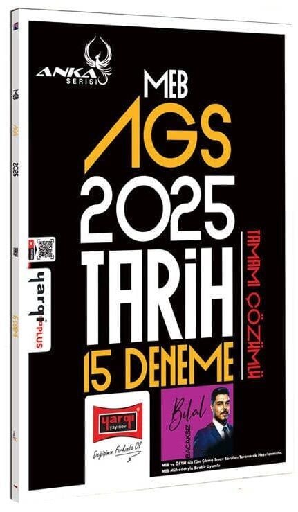 Yargı 2025 MEB-AGS Tarih 15 Deneme Çözümlü Anka Serisi - Bilal Bacaksız Yargı Yayınları